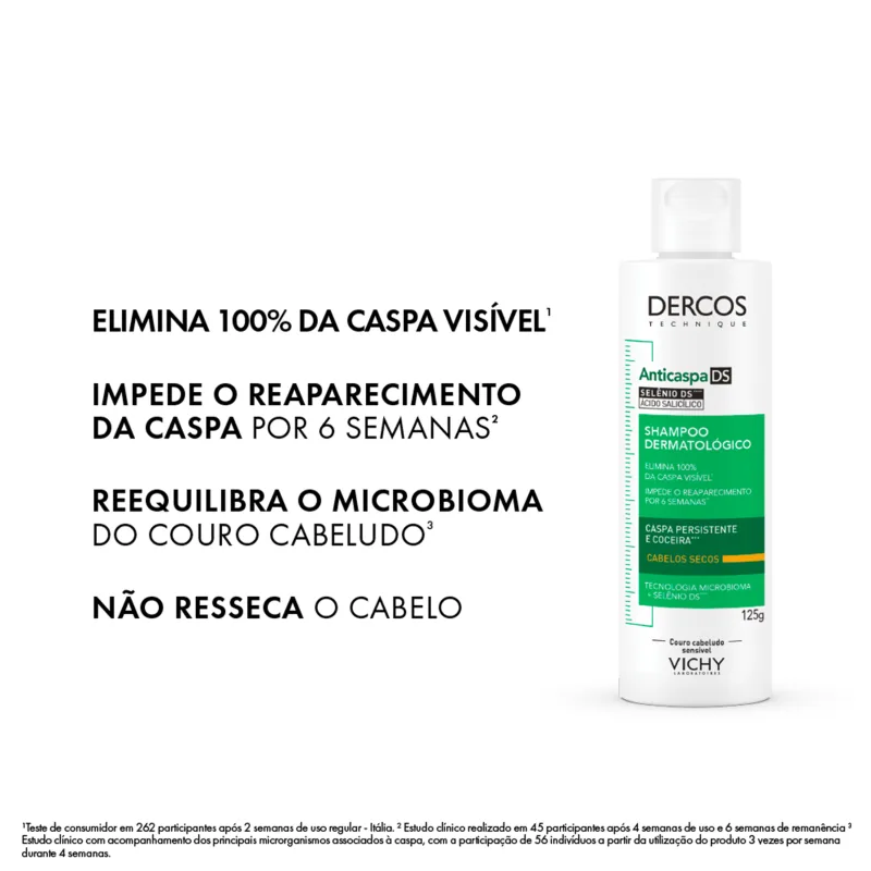 DERCOS SHAMPOO ANTICASPA INTENSIVO DS CABELOS SECOS