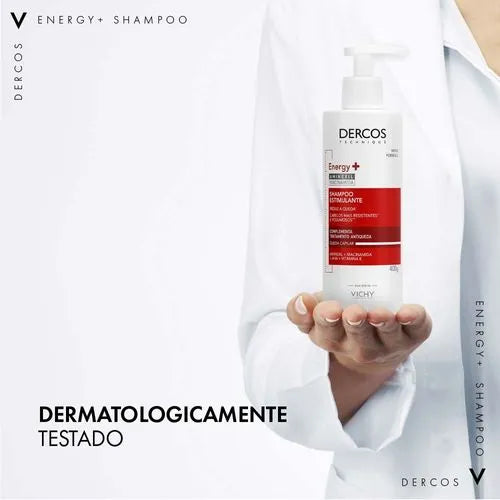 DERCOS SHAMPOO ESTIMULANTE ANTIQUEDA ENERGY+ 400g