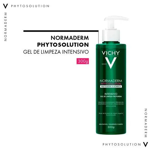 NORMADERM PHYTOSOLUTION GEL DE LIMPEZA ANTI-ACNE COM ACIDO SALICILICO 300G