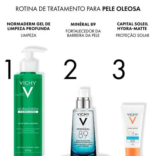 NORMADERM GEL DE LIMPEZA PROFUNDA ANTI-OLEOSIDADE COM ACIDO GLICOLICO – 300G